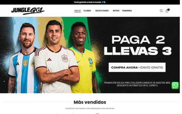 JUNGLE GOL storefront