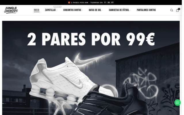 Montra da Junglesneakers – Las mejores zapatillas del mercado