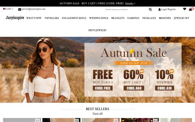Affordable Designer Jewelry storefront