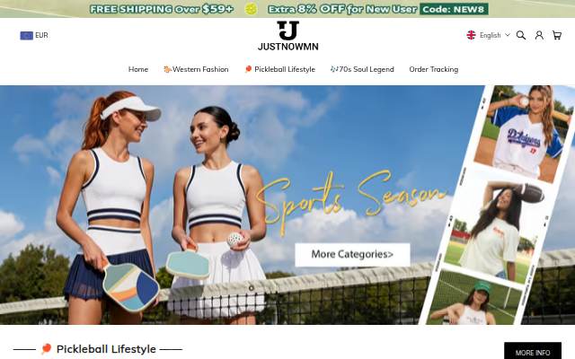 Justnowmn storefront