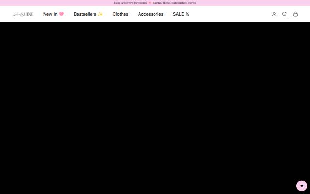 JustShine Shop storefront