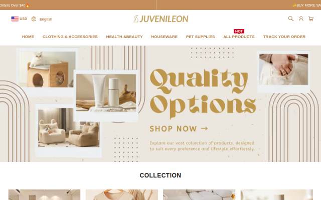 JUVENILEON storefront