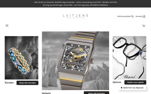 Startseite von Juwelier Luitjens
