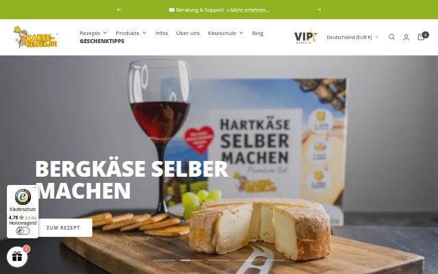 KAESE-SELBER.DE storefront