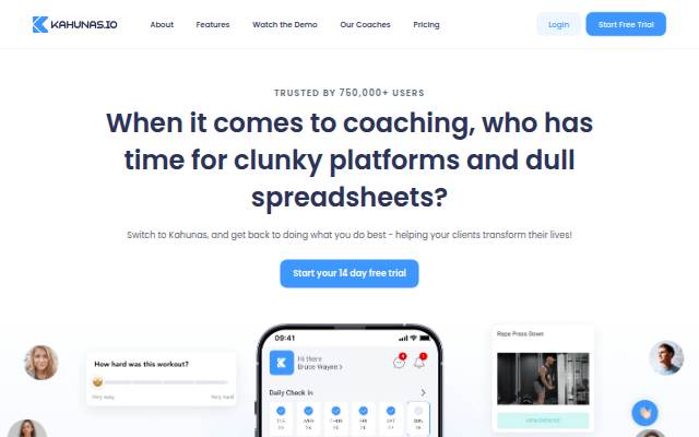 Online Coaching Platform storefront