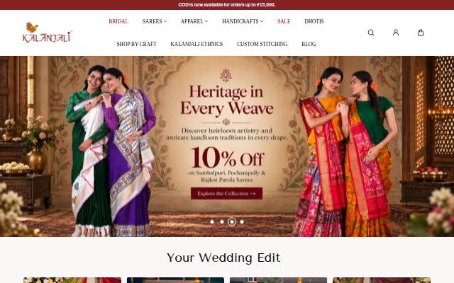 Kalanjali storefront