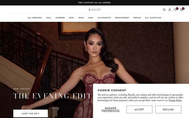 Kalii Clothing Official storefront