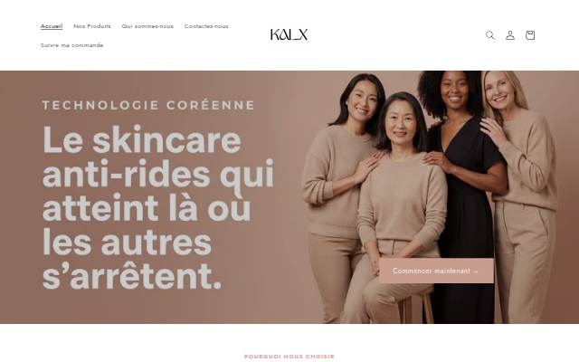 KAL.x storefront