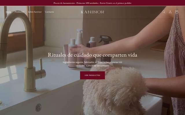 KANINOR | Cosmética y Cuidado para Perros storefront