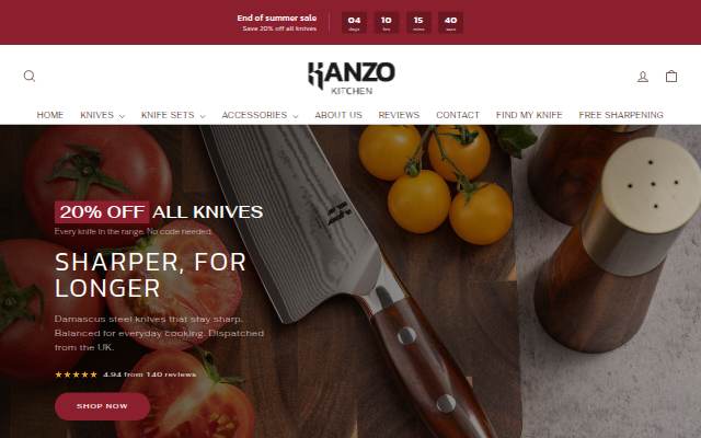 Kanzo Kitchen storefront
