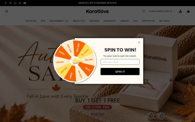 Karatlove storefront