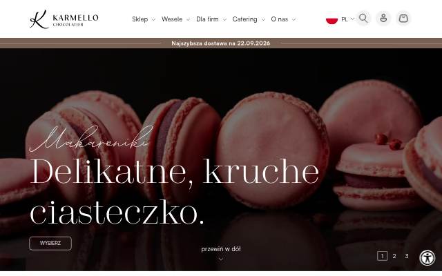 Czekoladki Karmello. Znajdź swój zachwyt. storefront