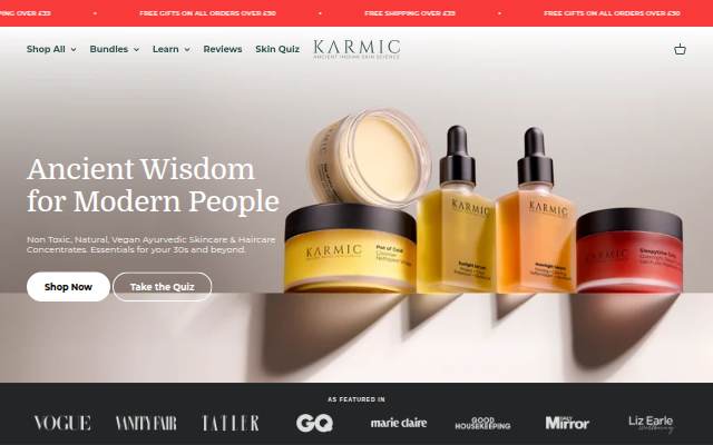 Karmic Skin storefront