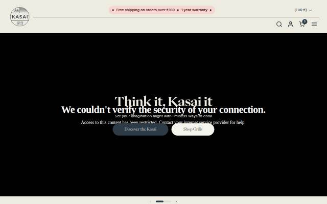 Kasai Grills storefront