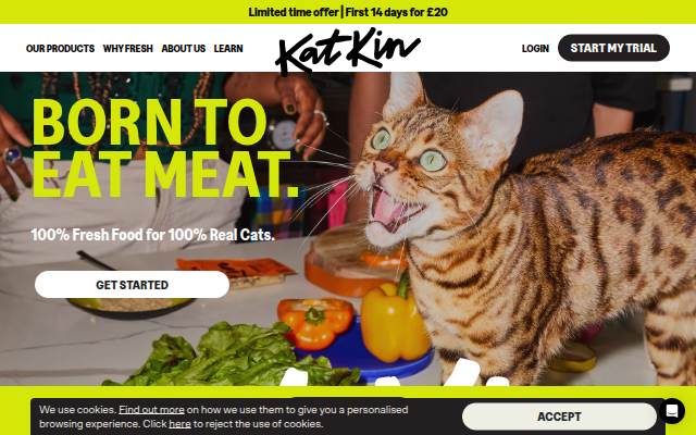 KatKin: Fresh Cat Food. Love Hard. Feed Fresh. storefront