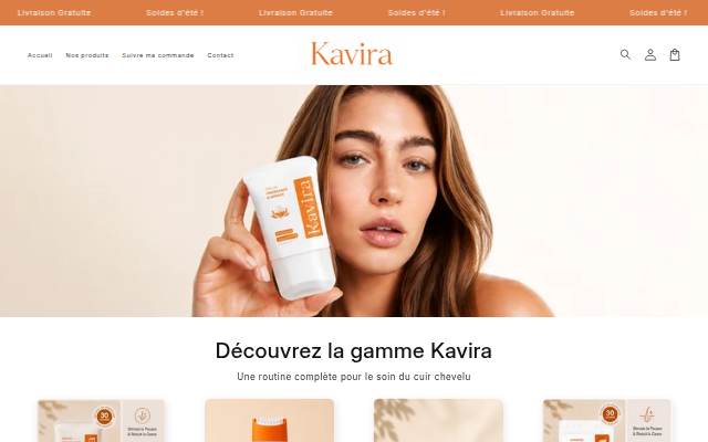 Kavira storefront