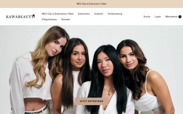 KawaBeauty storefront