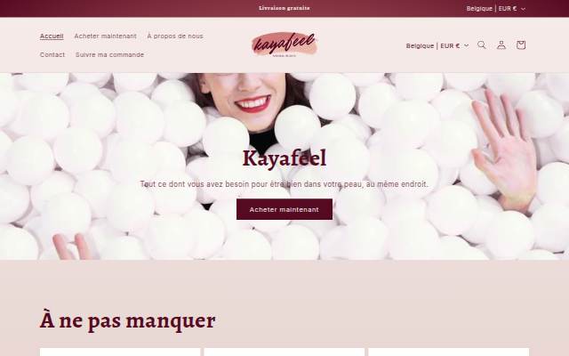 Kayafeel storefront