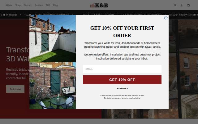 K&amp;B Panels storefront