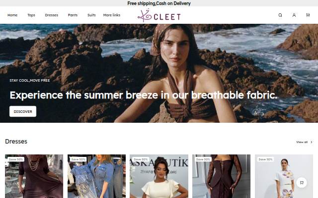 Startseite von Kcleet