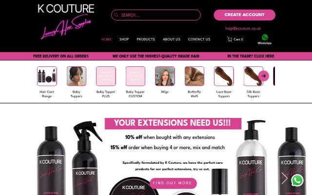 K Couture storefront