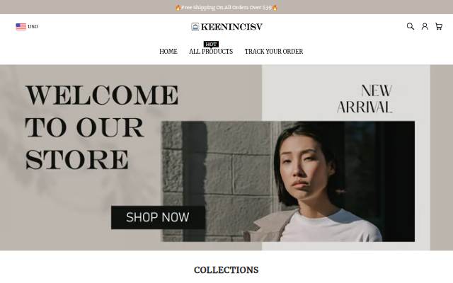 Startseite von KEENINCISV
