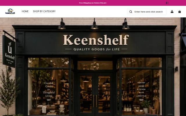Keenshelf storefront