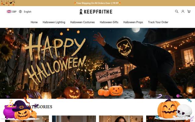 KEEPFAITHE storefront