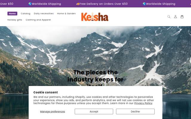 Keisha storefront