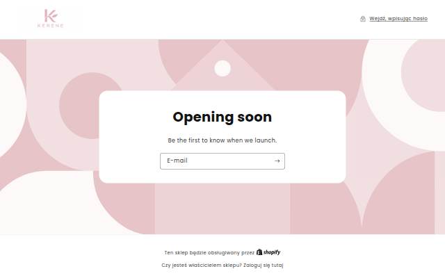 Kerene storefront