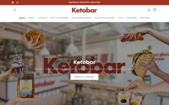 Ketobar storefront