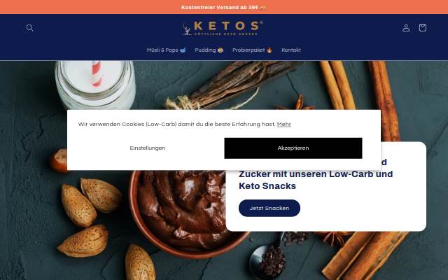 Ketos Snacks - Gesunde Snacks aus deiner Kindheit storefront