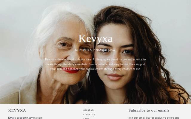 Kevyxa storefront