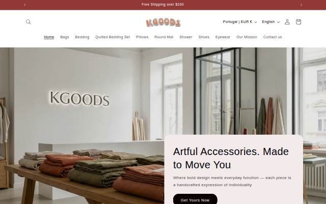 KGOODS storefront