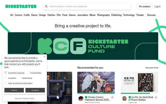 Montra da Kickstarter
