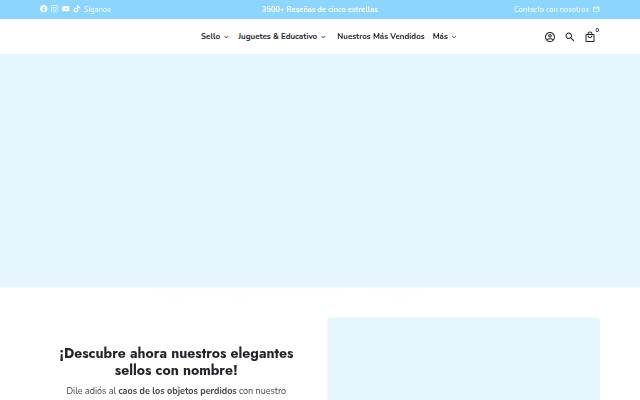 TheKiddoSpace ES | Sellos de Nombre Personalizables para los Padres storefront