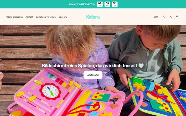 Kidorakids.de storefront