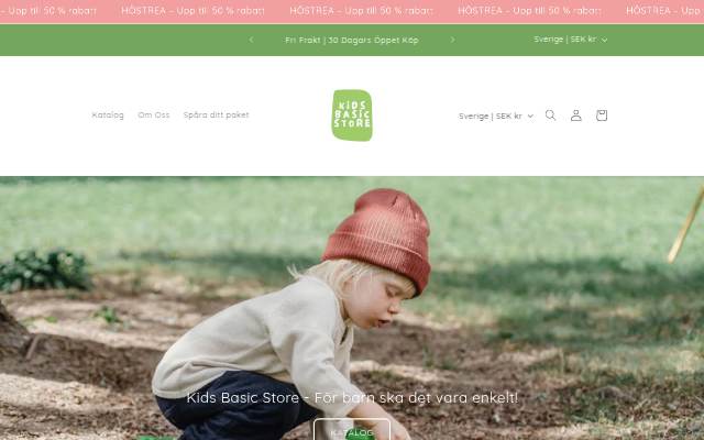 KIDSBASICSTORE storefront
