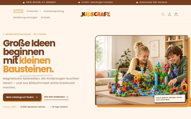 KidsCraft storefront