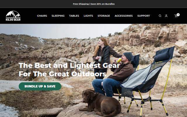 KILOS GEAR storefront