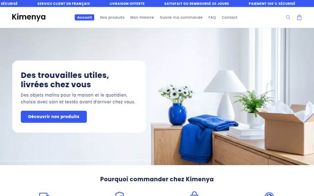 Startseite von Kimenya