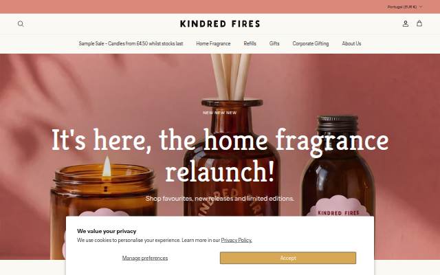 Kindred Fires storefront