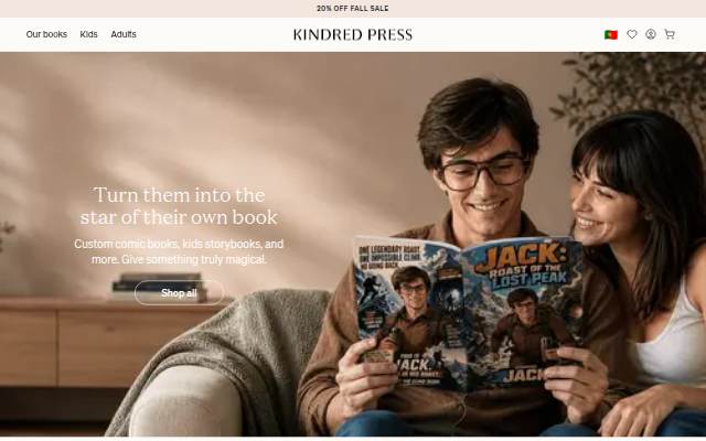 Kindred Press storefront