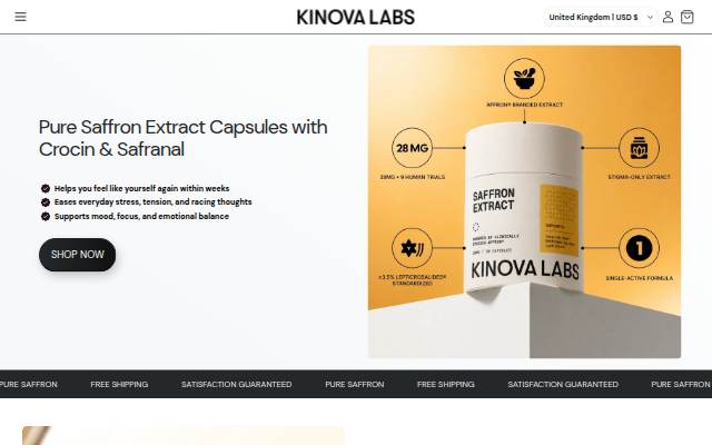 Kinova Labs storefront