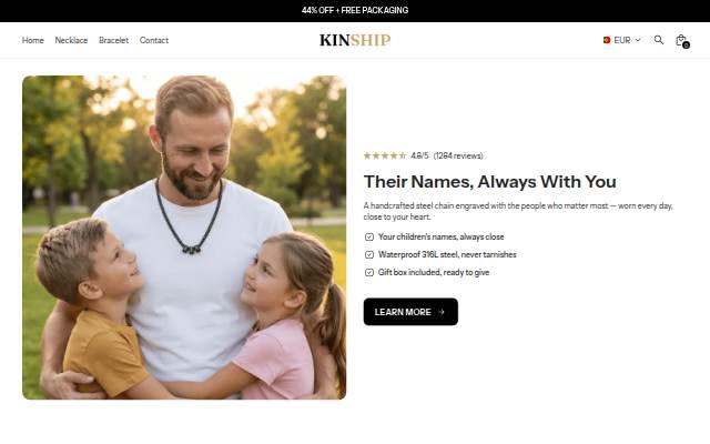 Startseite von Kinship