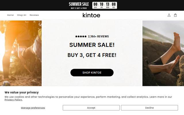 Kintoe storefront
