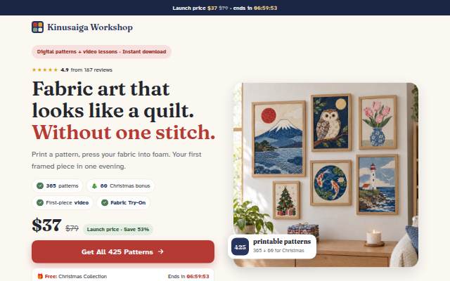 Startseite von Kinusaiga Workshop