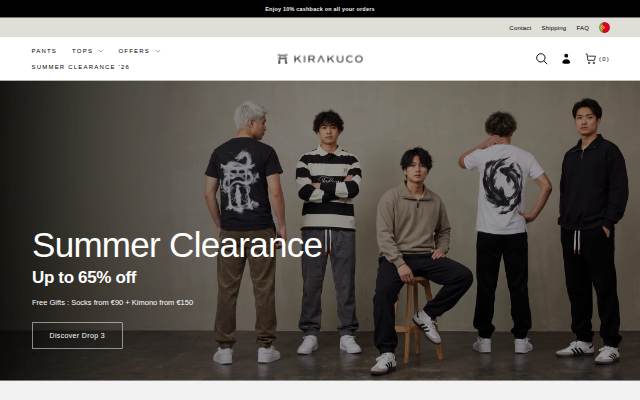KIRAKUCO storefront