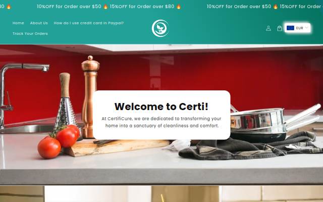 CertifiCure Store storefront