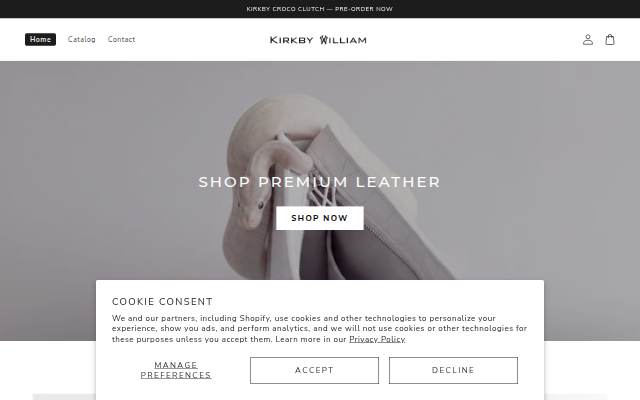 Kirkby William storefront
